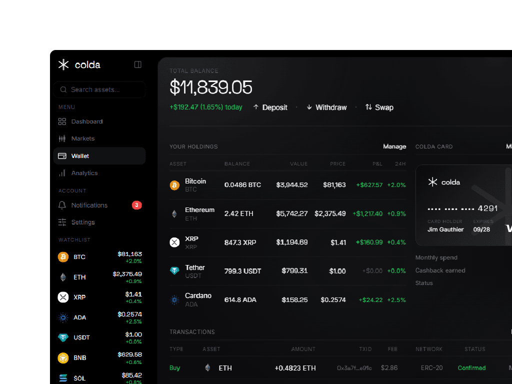 Cryptocurrency exchange for retail investors